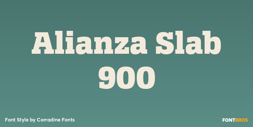 Alianza Slab 900 Poster