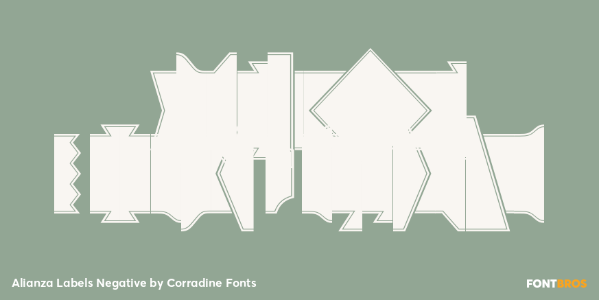 Alianza Labels Negative Poster