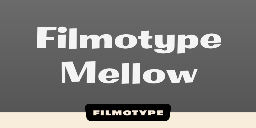 Filmotype Mellow Font Family Poster