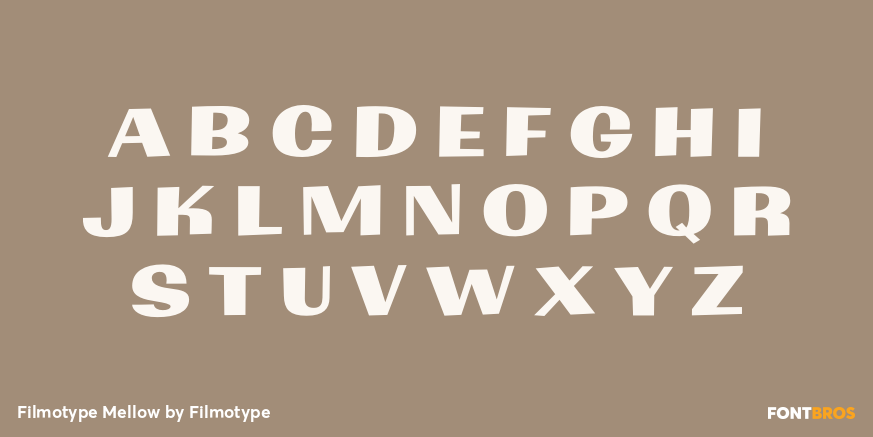 Filmotype Mellow Font Poster #2