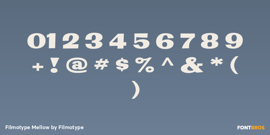 Filmotype Mellow Font Poster #4