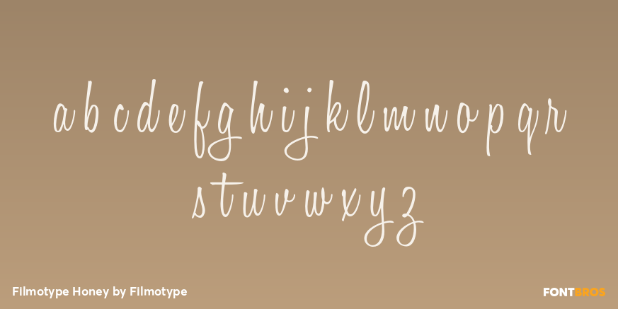 Filmotype Honey Font Poster #1