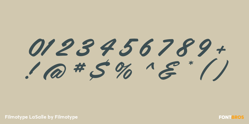 Filmotype LaSalle Font Poster #1