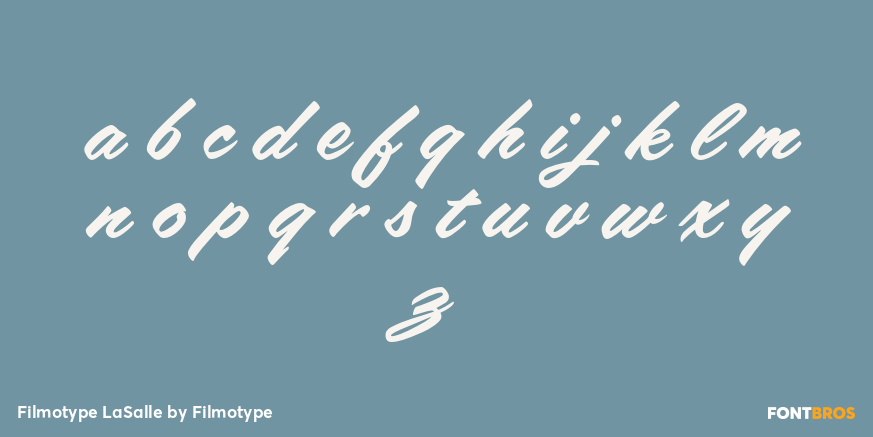 Filmotype LaSalle Font Poster #1