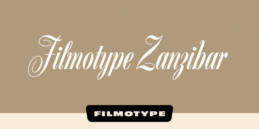 Filmotype Zanzibar Font Family