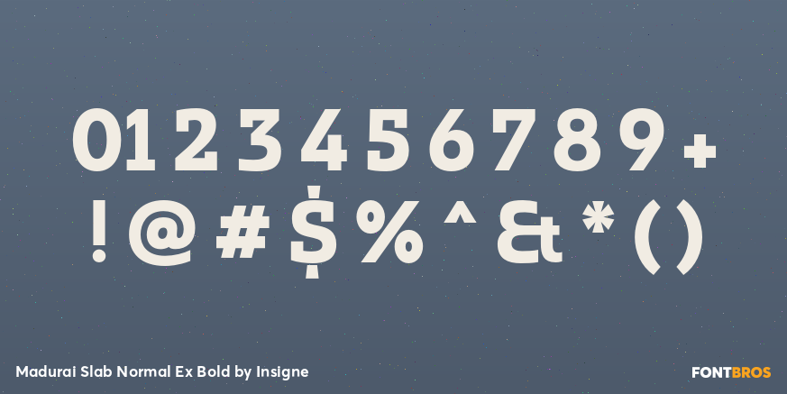 Madurai Slab Normal Ex Bold Font Poster #4