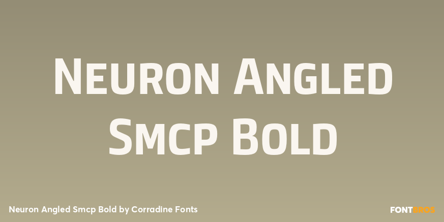 Neuron Angled Smcp Bold Font Poster #1