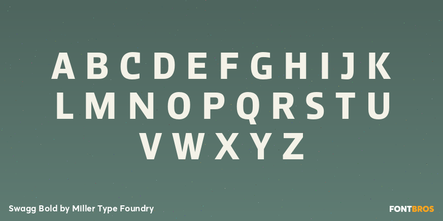 Swagg Bold Font Poster #1