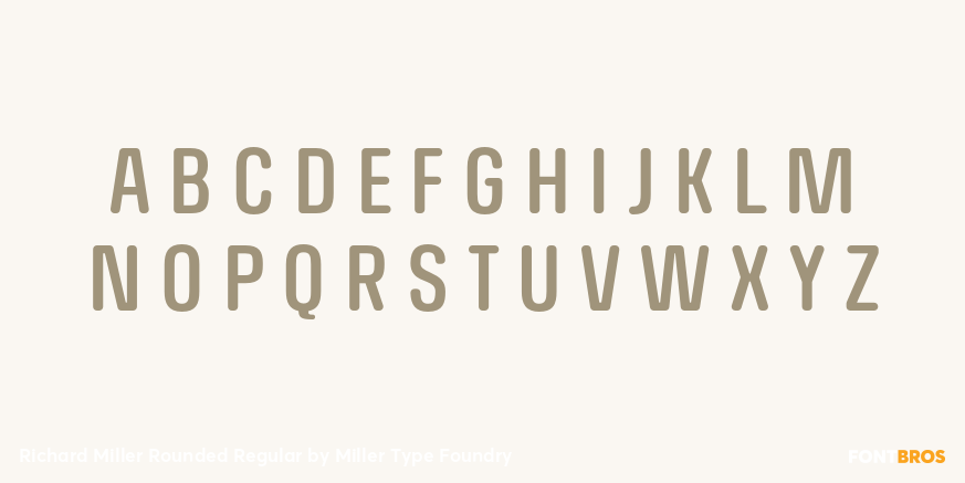 Richard Miller Rounded Regular Font Poster #2
