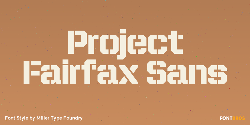 Project Fairfax Sans Poster