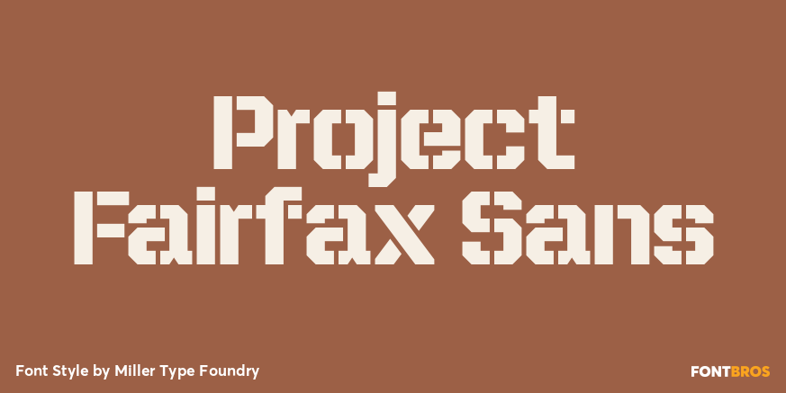 Project Fairfax Sans Poster