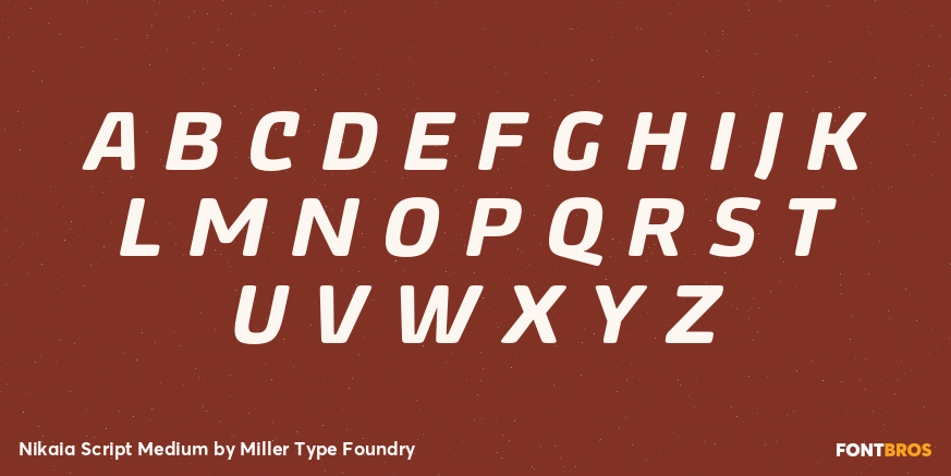 Nikaia Script Medium Font Poster #2