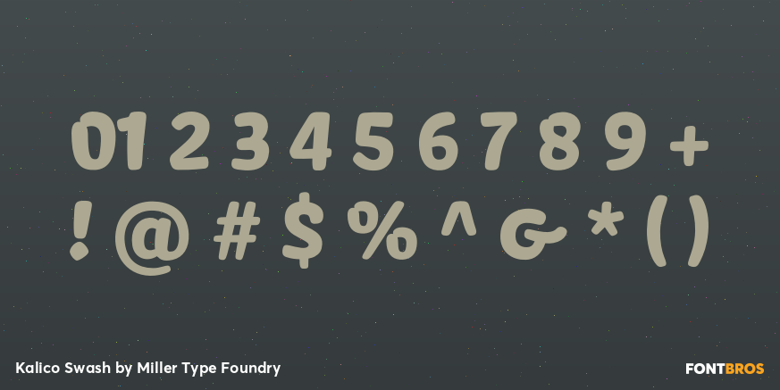 Kalico Swash Font Poster #1