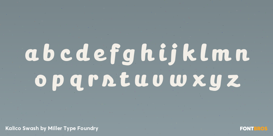 Kalico Swash Font Poster #1
