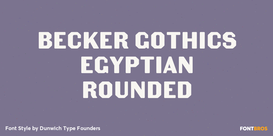 Becker Gothics Egyptian Rounded Poster