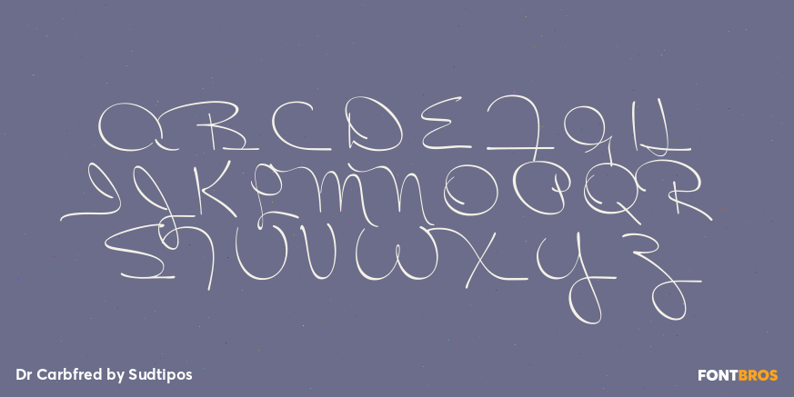 Dr Carbfred Font Poster #2