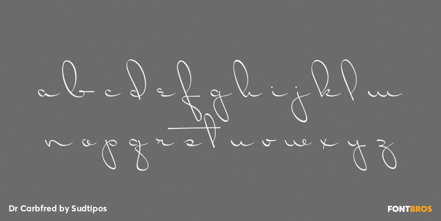 Dr Carbfred Font Poster #3