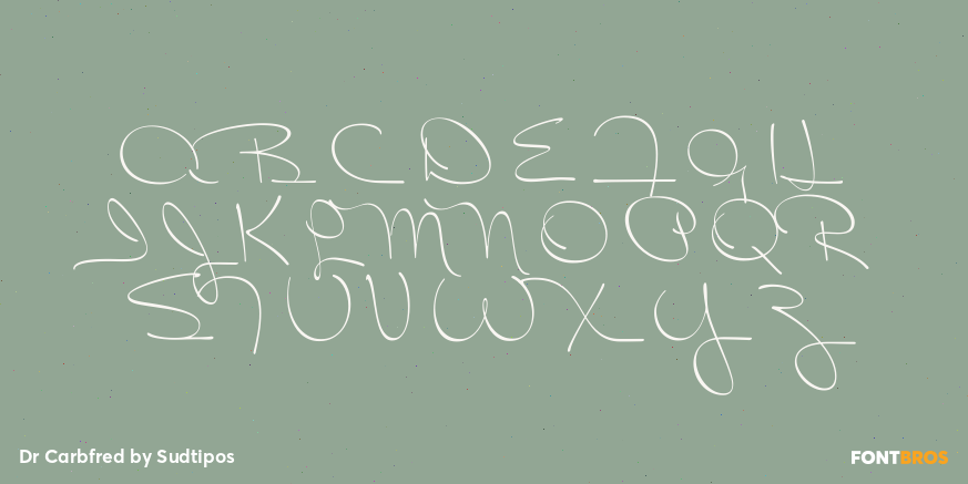 Dr Carbfred Font Poster #1
