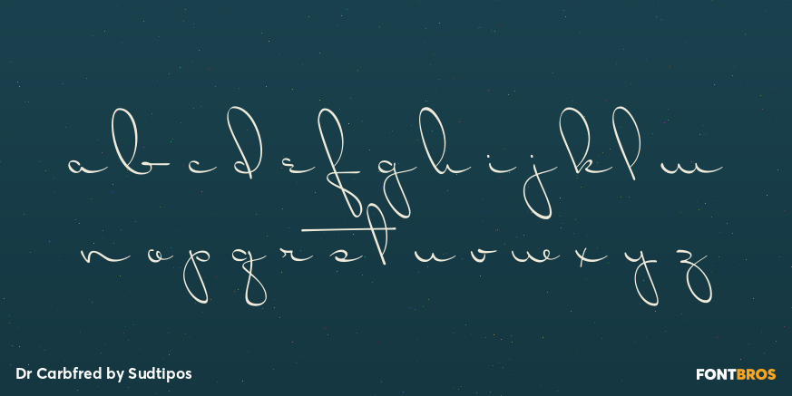 Dr Carbfred Font Poster #1