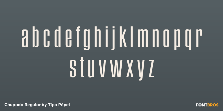 Chupada Regular Font Poster #1