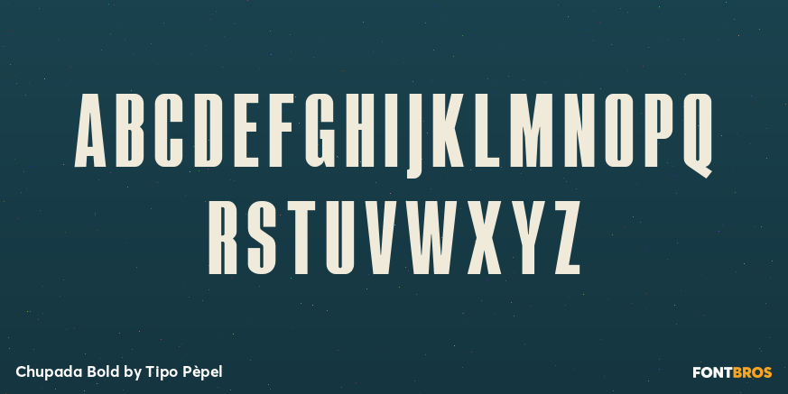 Chupada Bold Font Poster #2