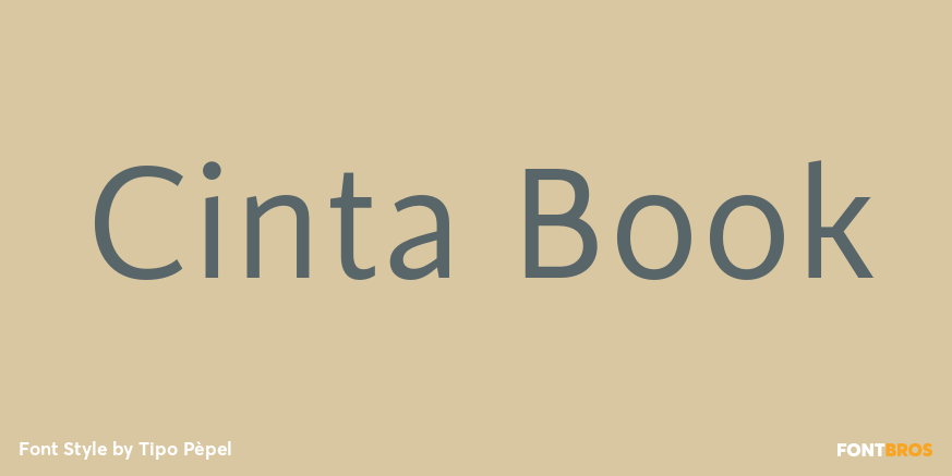 Cinta Book Font Poster #1