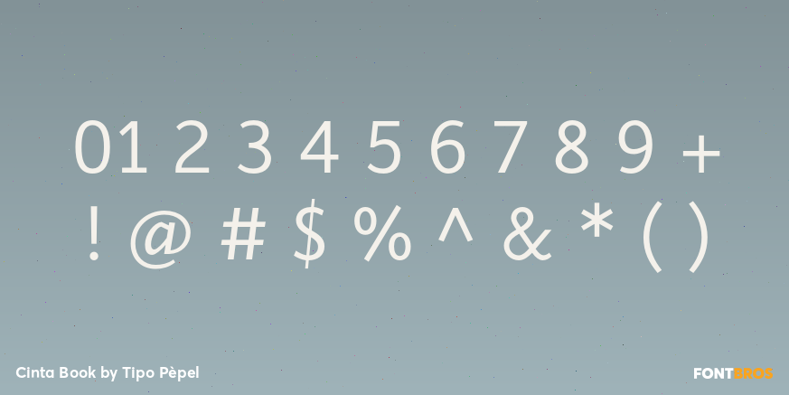 Cinta Book Font Poster #1
