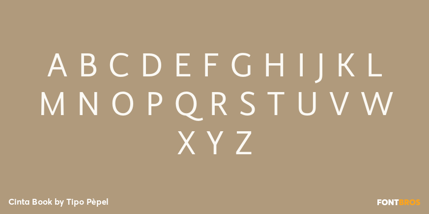 Cinta Book Font Poster #1