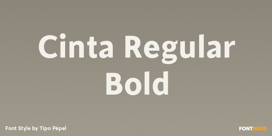 Cinta Regular Bold Font Poster #1