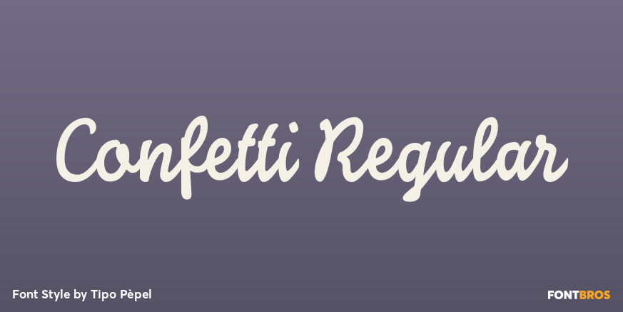 Confetti Regular Poster