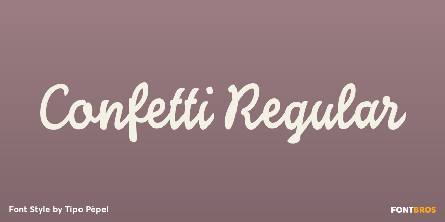 Confetti Regular Poster