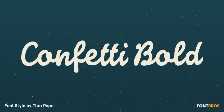 Confetti Bold Poster