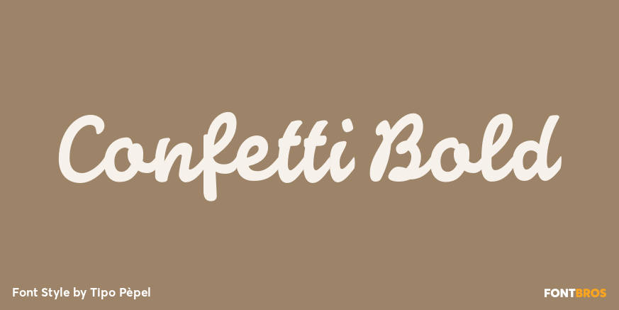 Confetti Bold Poster