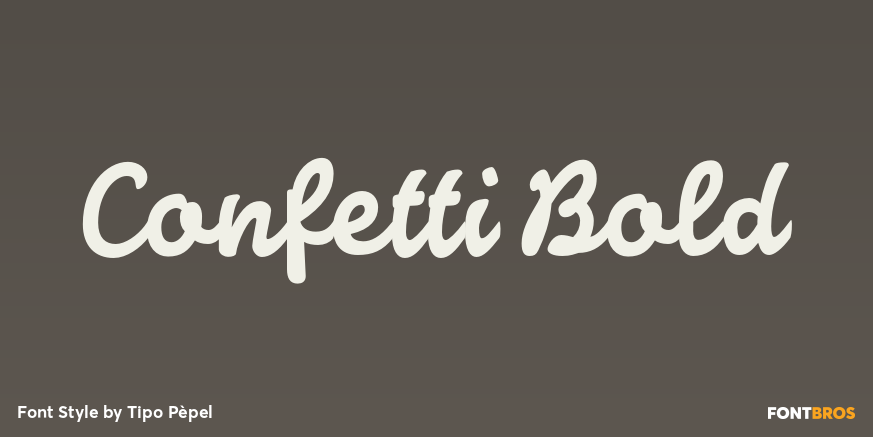 Confetti Bold Poster