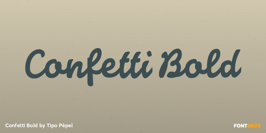 Confetti Bold Poster