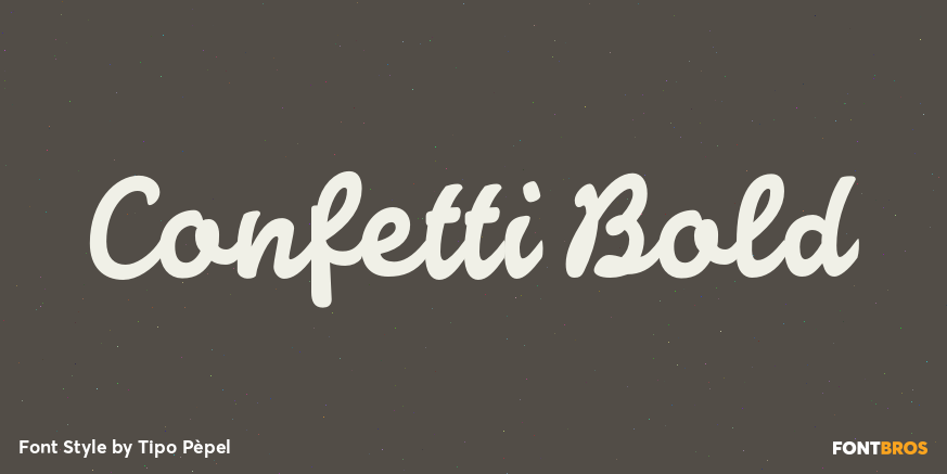 Confetti Bold Poster