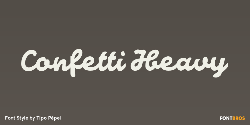 Confetti Heavy Poster