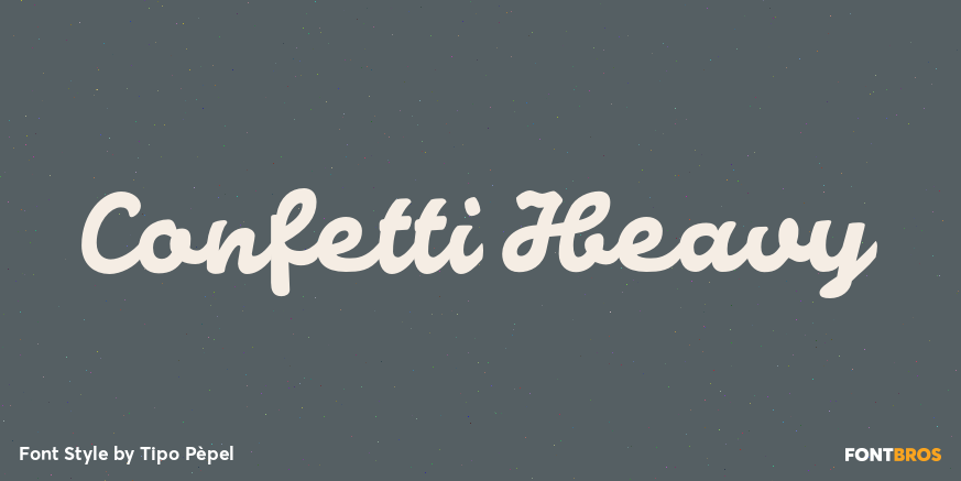 Confetti Heavy Poster