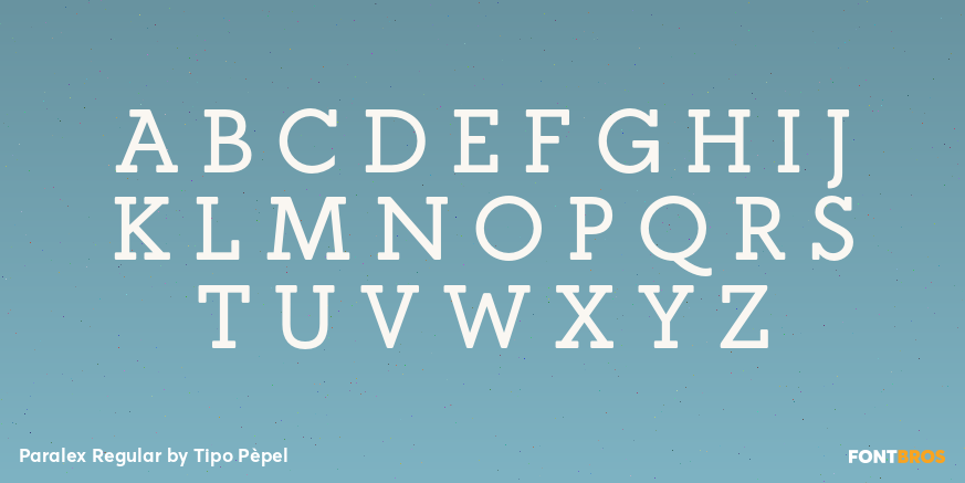 Paralex Regular Font Poster #1