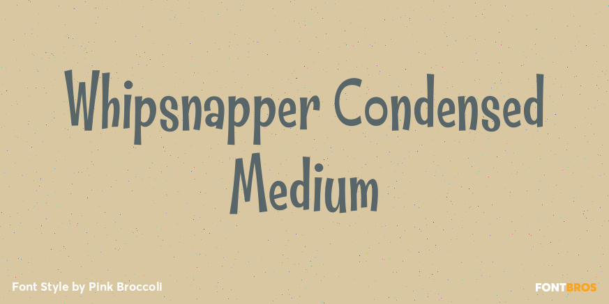 Whipsnapper Condensed Medium Font Poster #1