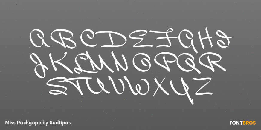 Miss Packgope Font Poster #2