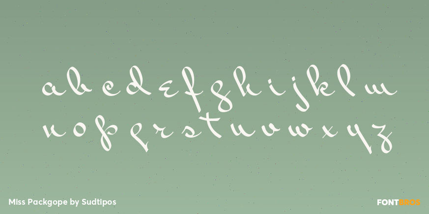 Miss Packgope Font Poster #1