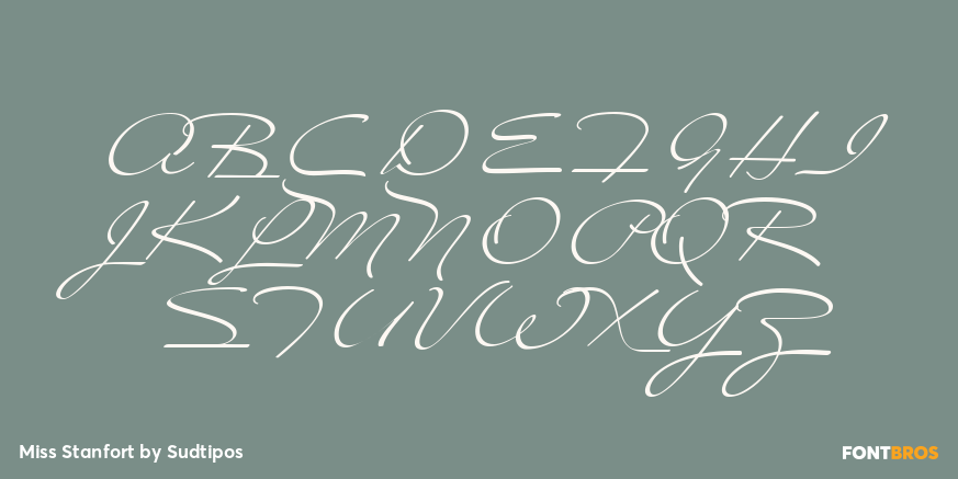 Miss Stanfort Font Poster #2
