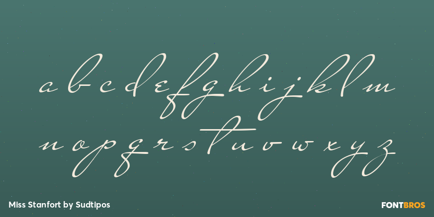 Miss Stanfort Font Poster #3