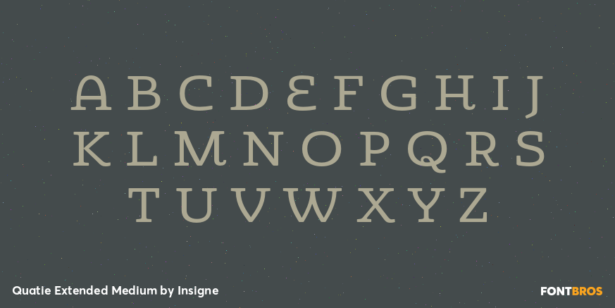Quatie Extended Medium Font Poster #1