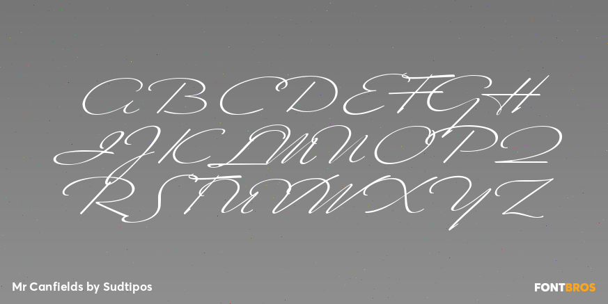 Mr Canfields Font Poster #1