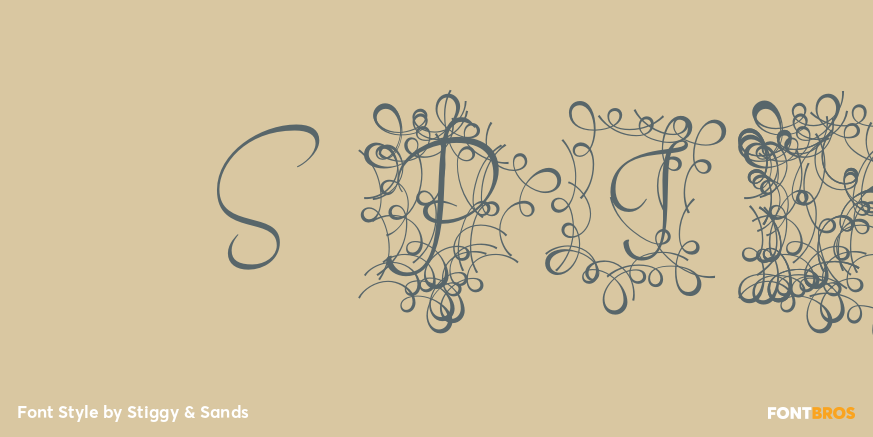 Sante Pro Initials Poster