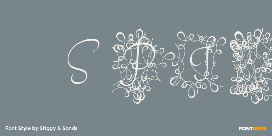 Sante Pro Initials Poster