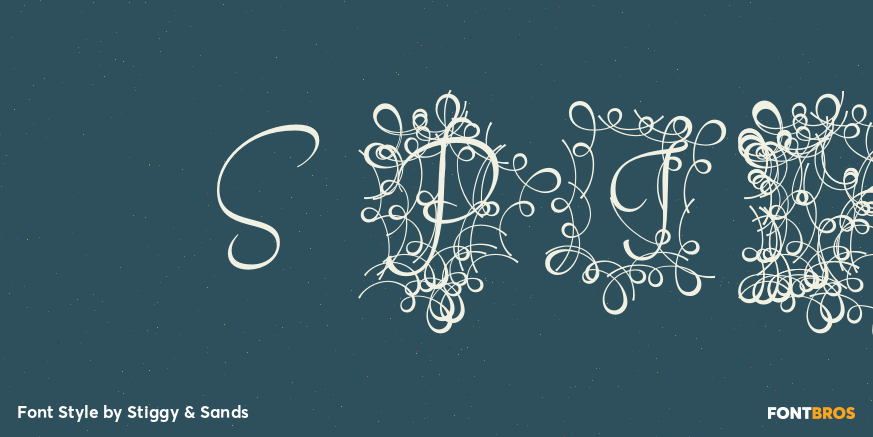 Sante Pro Initials Poster