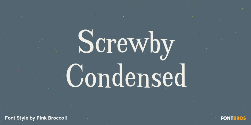Screwby Condensed Poster